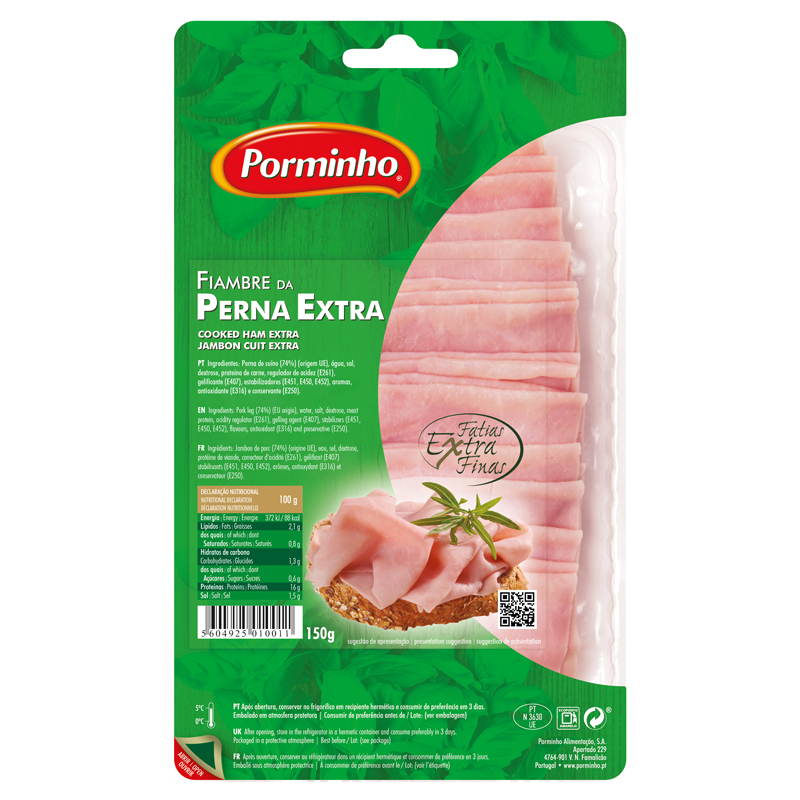 FIAMBRE DA PERNA EXTRA FATIAS EXTRA FINAS